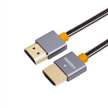 Rustfritt stål HDMI til HDMI 4K-kabel